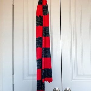 Red and Black Scarf